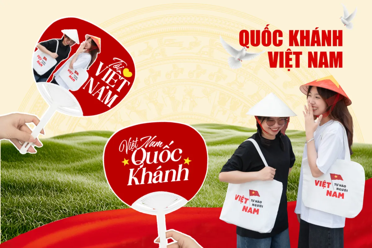 Gợi ý mẫu Quạt Nhựa Cầm Tay dịp Lễ 2 tháng 9 - giải nhiệt mùa Lễ, quà tặng đầy ý nghĩa